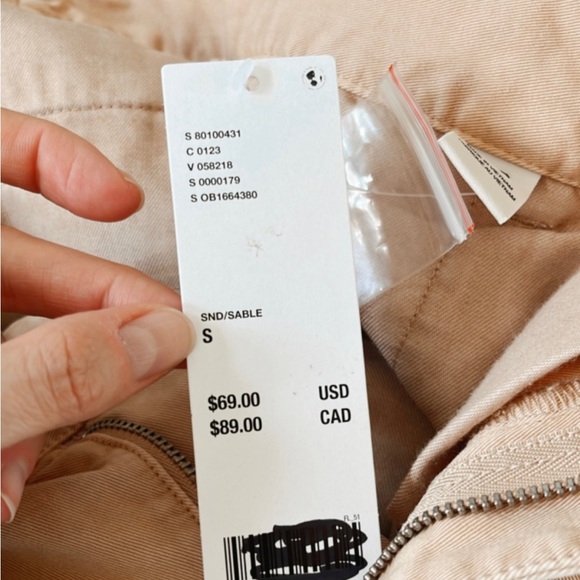 BDG Urban Outfitters NWT Logan Pleated Chino Grandpa Pant Wide Leg Khaki Women S - Picture 12 of 16